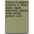 History Of Religions (Volume 1); China, Japan, Egypt, Babylonia, Assyria, India, Persia, Greece, Rome