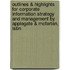 Outlines & Highlights For Corporate Information Strategy And Management By Applegate & Mcfarlan, Isbn