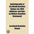 Autobiography Of Archibald Hamilton Rowan, Esq. With Additions And Illus. By William Hamilton Drummond