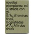 Novelas Ejemplares: Ed. Ilustrada Con 24 Lã¯Â¿Â½Minas Finas, Litografiadas Ã¯Â¿Â½ Dos Tintas