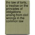 The Law Of Torts, A Treatise On The Principles Of Obligations Arising From Civil Wrongs In The Common Law