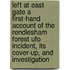 Left At East Gate A First-hand Account Of The Rendlesham Forest Ufo Incident, Its Cover-up, And Investigation