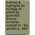 Outlines & Highlights For Ecology Of Plants By Gurevitch, Jessica / Scheiner, Samuel M. / Fox, Gordon A., Isbn