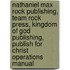 Nathaniel Max Rock Publishing, Team Rock Press, Kingdom of God Publishing, Publish for Christ Operations Manual