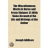 The Miscellaneous Works In Verse And Prose (Volume 5); With Some Account Of The Life And Writings Of The Author