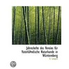 Jahreshefte Des Vereins Fã¯Â¿Â½R Vaterlã¯Â¿Â½Ã¯Â¿Â½Ndische Naturkunde In Wã¯Â¿Â½Rttemberg by K. Lampert