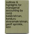 Outlines & Highlights For Managerial Accounting By Ramji Balakrishnan, Konduru Sivaramakrishnan, Geoff Sprinkle, Isbn