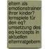 Eltern Als Emotionstrainer Ihrer Kinder? Lernspiele Für Den Eq? Umsetzung Des Eq-konzepts In Aktuellen Elternratgebern