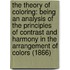 The Theory Of Coloring: Being An Analysis Of The Principles Of Contrast And Harmony In The Arrangement Of Colors (1866)