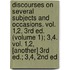 Discourses On Several Subjects And Occasions. Vol. 1,2, 3rd Ed. (Volume 1); 3,4. Vol. 1,2, [Another] 3rd Ed.; 3,4, 2nd Ed