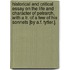 Historical And Critical Essay On The Life And Character Of Petrarch, With A Tr. Of A Few Of His Sonnets [By A.F. Tytler.].