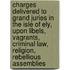 Charges Delivered To Grand Juries In The Isle Of Ely, Upon Libels, Vagrants, Criminal Law, Religion, Rebellious Assemblies