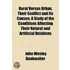 Rural Versus Urban, Their Conflict And Its Causes; A Study Of The Conditions Affecting Their Natural And Artificial Relations