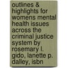 Outlines & Highlights For Womens Mental Health Issues Across The Criminal Justice System By Rosemary L. Gido, Lanette P. Dalley, Isbn door Cram101 Textbook Reviews