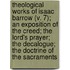 Theological Works Of Isaac Barrow (V. 7); An Exposition Of The Creed; The Lord's Prayer; The Decalogue; The Doctrine Of The Sacraments