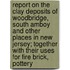 Report On The Clay Deposits Of Woodbridge, South Amboy And Other Places In New Jersey; Together With Their Uses For Fire Brick, Pottery