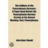 The Folklore Of The Pennsylvania Germans; A Paper Read Before The Pennsylvania-German Society At The Annual Meeting, York, Pennsylvania