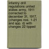 Infantry Drill Regulations United States Army, 1911 Corrected To December 31, 1917, (Changes Nos. 1-21 And App. D) With Changes 22 Tipped by United States. Corps