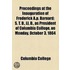 Proceedings At The Inauguration Of Frederick A.P. Barnard; S. T. D., Ll. D., As President Of Columbia College, On Monday, October 3, 1864