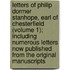 Letters Of Philip Dormer Stanhope, Earl Of Chesterfield (Volume 1); Including Numerous Letters Now Published From The Original Manuscripts