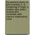The Poetical Works Of John Trumbull, Ll. D. Containing M'Fingal, A Modern Epic Poem, Revised And Corrected, With Copious Explanatory Notes