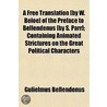 Free Translation [By W. Beloe] Of The Preface To Bellendenus [By S. Parr]; Containing Animated Strictures On The Great Political Characters by Gulielmus Bellendenus
