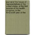 Journal Of The House Of Representatives Of The United States, At The First Session Of The Twelfth Congress, In The Thirty-Sixth Year Of The