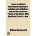 Poems By William Wordsworth (Volume 1); Including Lyrical Ballads, And The Miscellaneous Pieces Of The Author. With Additional Poems, A New
