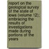 Report On The Geological Survey Of The State Of Iowa (Volume 12); Embracing The Results Of Investigations Made During Portions Of The Years