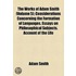 Works Of Adam Smith (Volume 5); Considerations Concerning The Formation Of Languages. Essays On Philosophical Subjects. Account Of The Life