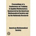 Proceedings Of A Conference On Training In Applied Mathematics; Sponsored By The American Mathematical Society And By The Nationaly Research