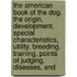 The American Book of the Dog. the Origin, Development, Special Characteristics, Utility, Breeding, Training, Points of Judging, Diseases, and