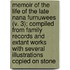 Memoir Of The Life Of The Late Nana Furnuwees (V. 3); Compiled From Family Records And Extant Works With Several Illustrations Copied On Stone