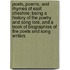 Poets, Poems, And Rhymes Of East Cheshire; Being A History Of The Poetry And Song Lore, And A Book Of Biographies Of The Poets And Song Writers