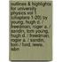Outlines & Highlights For University Physics Vol 1 (Chapters 1-20) By Young, Hugh D. / Freedman, Roger A. / Sandin, Tom Young, Hugh D. / Freedman, Roger A. / Sandin, Tom / Ford, Lewis, Isbn