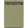 RenSime door Jacqueline Lichtenberg