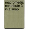 Macromedia Contribute 3 in a Snap door Ned Snell