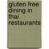 Gluten Free Dining in Thai Restaurants