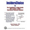 Insiderschoice To Cfa 2011 Level I Certification by Jane Vessey