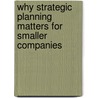 Why Strategic Planning Matters for Smaller Companies by Lori Williams