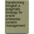Transforming Infoglut! A Pragmatic Strategy for Oracle Enterprise Content Management