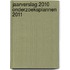 jaarverslag 2010 onderzoeksplannen 2011