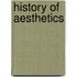 History of aesthetics