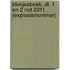 Blokjesboek, dl. 1 en 2 NOT 2011 (Explosienummer)