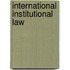 International institutional law