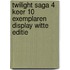 Twilight saga 4 keer 10 exemplaren display witte editie