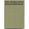 Lege display Kleine keukenbibliotheek by Unknown