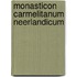 Monasticon Carmelitanum Neerlandicum