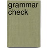 Grammar Check by Piet van der Voort