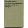 Best Practices in Competentieontwikkeling: een barometer voor bedrijven. door Sara De Hauw